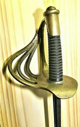 BEAUTIFUL OFFICERS SWORD W/ GETTYSBURG BACKGROUND - 5 of 6