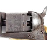 RARE N. GILON BELGIAN BREVETTE COLT 1851 NAVY PERCUSSION REVOLVER. - 8 of 8