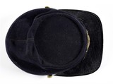 AN EARLY RARE AUTHENTIC AWESOME CIVIL WAR OFFICERS KEPI, JACKET & 1858 CANTEEN - 7 of 16