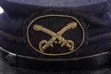 AN EARLY RARE AUTHENTIC AWESOME CIVIL WAR OFFICERS KEPI, JACKET & 1858 CANTEEN - 8 of 16