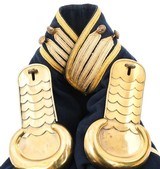 AN EARLY RARE AUTHENTIC AWESOME CIVIL WAR OFFICERS KEPI, JACKET & 1858 CANTEEN - 11 of 16
