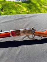 Winchester Model 1876 by Uberti, 50-95 with Extensive Reloading Supplies - 2 of 13