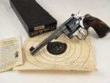 Colt Officers Model Target .22 with Orginal Box and Test Target, Bead sight and Factory Letter - 1 of 20
