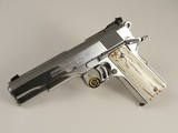 Colt Gold Cup National Match MK IV Series 80 BSTS 1992 Factory Bright Enhanced with Fossilized Mammoth Ivory NIB - 2 of 20