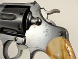Colt 1938 New Service Shooting Master .38 Motorcycle Police Stag Stocks - Letter LEO - 19 of 20