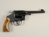 Colt 1938 New Service Shooting Master .38 Motorcycle Police Stag Stocks - Letter LEO - 4 of 20