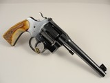 Colt 1938 New Service Shooting Master .38 Motorcycle Police Stag Stocks - Letter LEO - 2 of 20