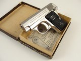 1920 Colt Vest Pocket Model 1908 Hammerless .25 ACP in Nickel – Factory Lettered - BOXED - 1 of 15