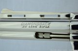 SCARCE Colt Diamondback .22 NIB 4'' Nickel 1983 with Factory Letter - Excellent - 2 of 19