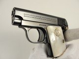 1933 Colt Vest Pocket Model 1908 Hammerless 25 ACP with Pearl Grips and Original Box - 6 of 14
