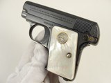 1933 Colt Vest Pocket Model 1908 Hammerless 25 ACP with Pearl Grips and Original Box - 7 of 14