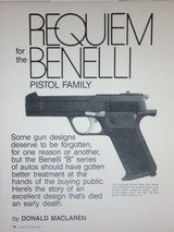 Extremely RARE Benelli MP3S in 9mm 1983 - 18 of 19