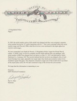 RARE 1927 Smith & Wesson RUGULATION POLICE TARGET .32 with copy of Original invoice - 3 of 20