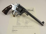 1925 Colt New Service Target with Ivory sight and fleur-de-lis Grips in 45 LC - 2 of 20