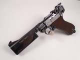 Rare 9mm Mauser Sport Parabellum 1937 S/42 with Barrel Weight - 1 of 19