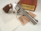 Rare 1978 Like New Colt Diamondback 6” .22 Factory Nickel Complete Package - 1 of 17