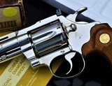 Rare 1982 Like New Colt Diamondback 4” .22 Factory Nickel Complete Package - 10 of 19