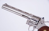 Colt Python .357 Magnum 8” BRIGHT NICKEL Stunning – with Original Box - 5 of 20