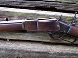 winchester 73 rifle 32-30 1886, lyman sights nice gun - 3 of 11