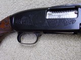 Winchester model 12 pigeon grade III B carved walnut - 8 of 10