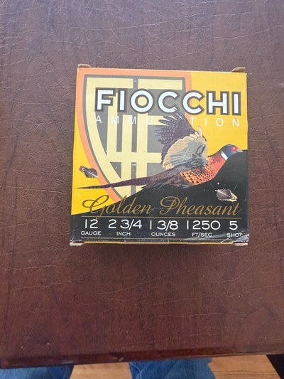 Fiocchi 12 GA #5 Golden Pheasant 1250 - Image 1 of 1