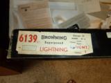 BROWNING, 12 GA SUPERPOSED, SK-SK, 1963, IN BOX, ALL PAPERS, FIRED 6 BOXES - 8 of 14