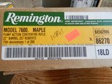 Remington 7600 Maple 257 Roberts (1 of 250) - 1 of 14