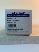 Leupold FX-II 2.5 x 20mm - 1 of 5