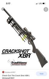 Crack shot .22 rifle/ and shoots bolts - 1 of 6