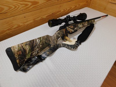 Winchester Hunter model 6.5 Creedmoor with a Tasco 3x9x50 scope mounted
