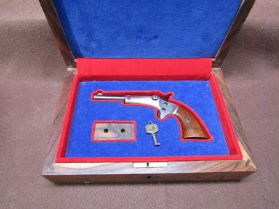 J Stevens A&T Co Tip Up 22 Short Single Spur 3.25" BRL GD Action & Bore C&R