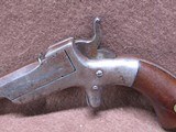 Allen & Wheelock Side-Swing Pistol with long barrel overlap 32 RF 4