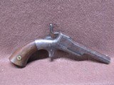 Allen & Wheelock Side-Swing Pistol with long barrel overlap 32 RF 4