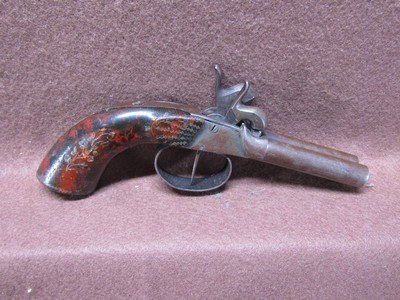 Belgian 36 Cal SXS Percussion Pistol 2.375