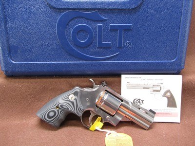 New Colt Python Combat Elite 357 Mag 6 Shot DA/SA 3