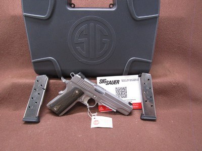 New Sig Sauer 1911 Stainless California Compliant 45 SCP Semi 5