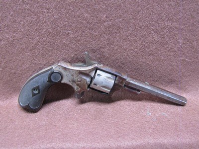 Antique Hopkin & Allen Czar 22 Short 7 Shot Spur SA 3.5