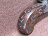 Antique Unknown Maker 48 Cal Folding Trigger Flintlock Boot Pistol 2