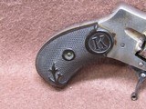 Antique Kolb Baby Hammerless 22 SH 6 shot Folding Trigger DA 1.25