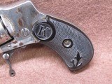 Antique Kolb Baby Hammerless 22 SH 6 shot Folding Trigger DA 1.25