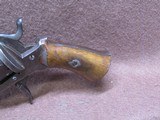 Antique Belgian Pinfire 6 Shot Folding Trigger SA 3.375