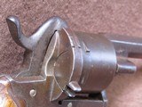 Antique Belgian Pinfire 6 Shot Folding Trigger SA 3.375