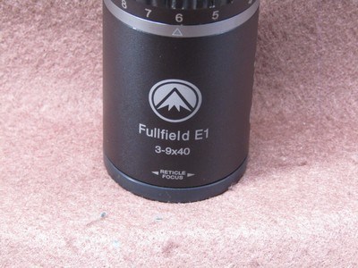 Burris Fullfield E1 3-9x40 mm Rifle Scope Ballistic Plex E1 1