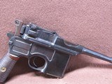 Mauser 1896 Broomhandle 30 Cal Semi 3.9