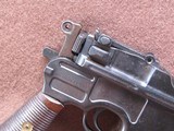 Mauser 1896 Broomhandle 30 Cal Semi 3.9
