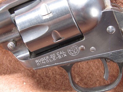 Ruger Single Six 3 Screw 6 Shot SA 5.5