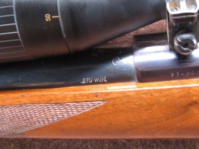 Ruger M77 270 Win Bolt 22