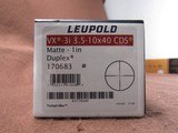 Leupold VX-3i 3.5-10x40mm CDS Rifle Scope Duplex 1
