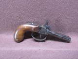 Antique European SXS Pistol Measures between 40 & 44 Cal 2.75