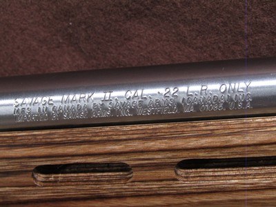 Like New Savage Arms Mark II BTVSS 22 LR Only Bolt 21
